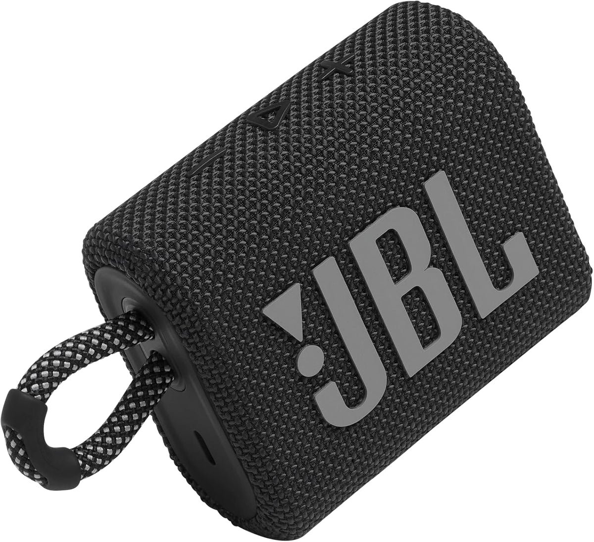 Go 3 - Portable Mini Bluetooth Speaker, big audio and punchy bass, IP67 waterproof and dustproof, 5 hours of playtime, speaker for home, outdoor and travel (Black)