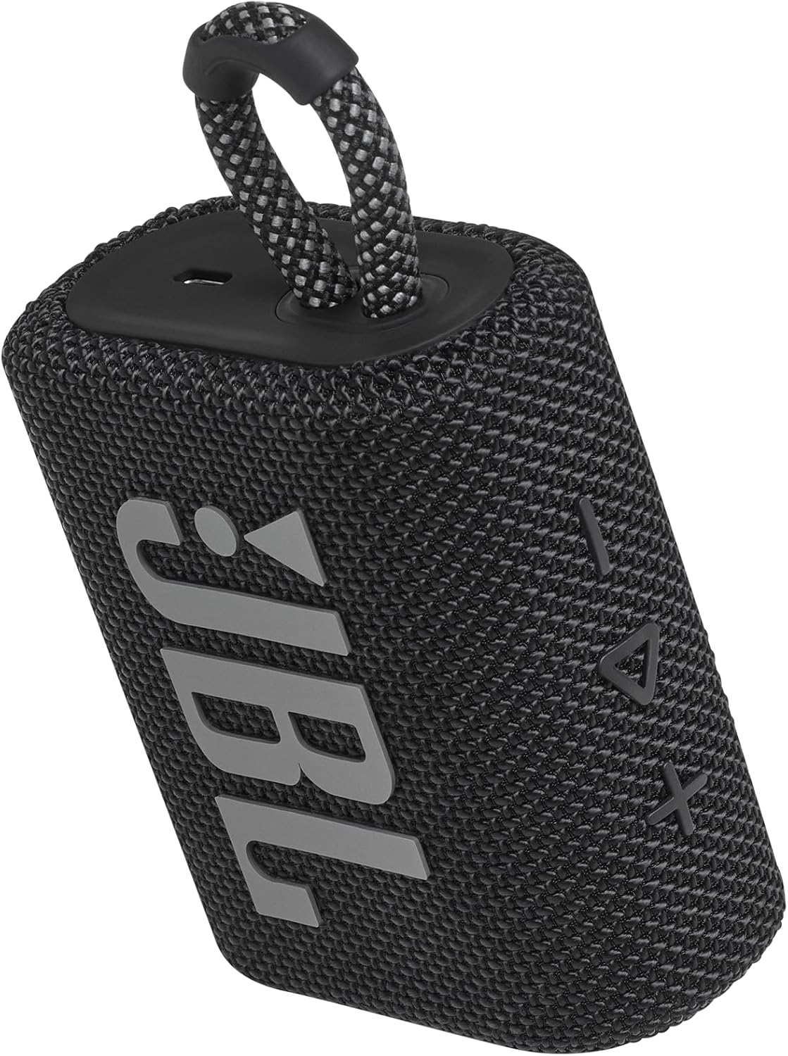 Go 3 - Portable Mini Bluetooth Speaker, big audio and punchy bass, IP67 waterproof and dustproof, 5 hours of playtime, speaker for home, outdoor and travel (Black)