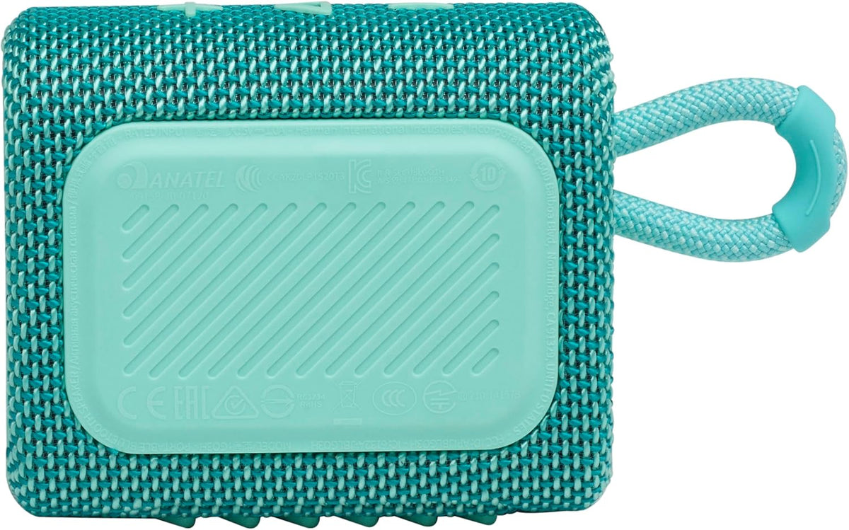 Go 3 - Portable Mini Bluetooth Speaker, big audio and punchy bass, IP67 waterproof and dustproof, 5 hours of playtime, speaker for home, outdoor and travel (Black)