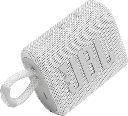 Go 3 - Portable Mini Bluetooth Speaker, big audio and punchy bass, IP67 waterproof and dustproof, 5 hours of playtime, speaker for home, outdoor and travel (Black)