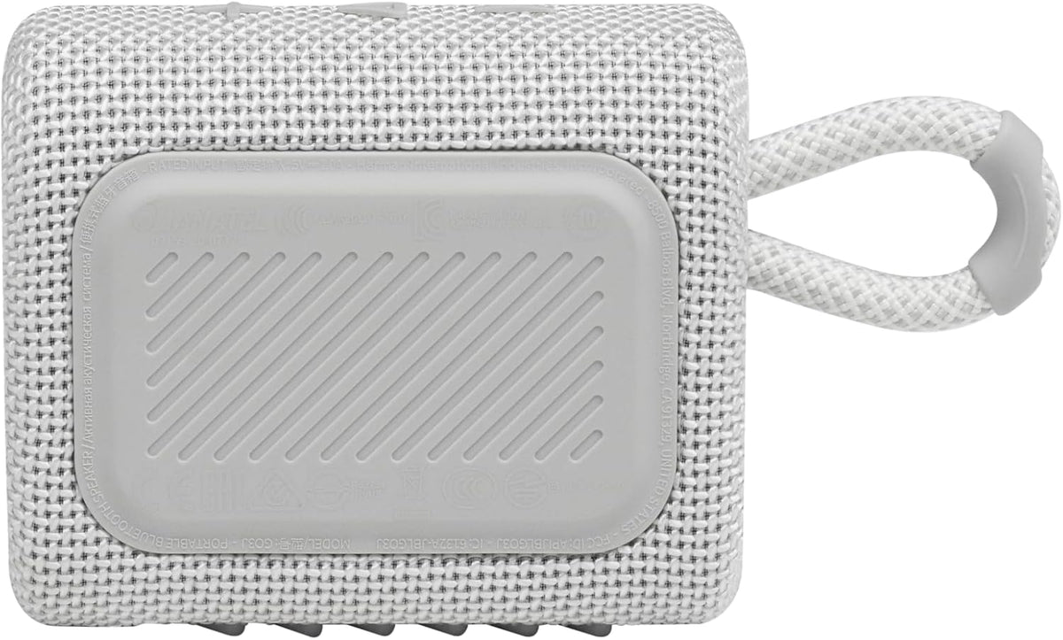 Go 3 - Portable Mini Bluetooth Speaker, big audio and punchy bass, IP67 waterproof and dustproof, 5 hours of playtime, speaker for home, outdoor and travel (Black)