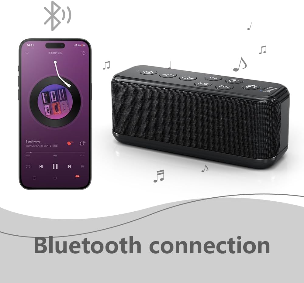 White Noise Machine, Sound Machine for Office Privacy, Sleep and Focus