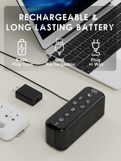 White Noise Machine, Sound Machine for Office Privacy, Sleep and Focus