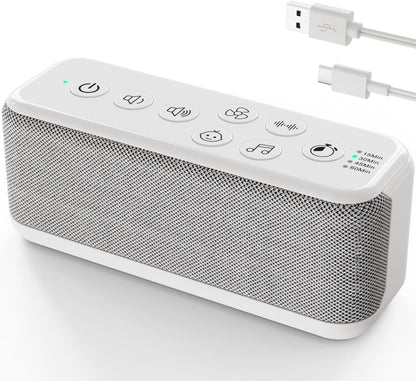 White Noise Machine, Sound Machine for Office Privacy, Sleep and Focus