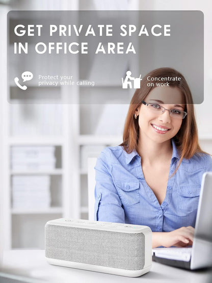 White Noise Machine, Sound Machine for Office Privacy, Sleep and Focus