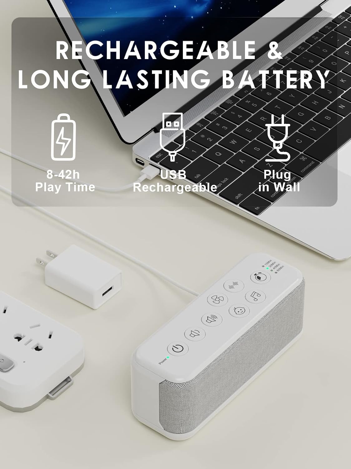 White Noise Machine, Sound Machine for Office Privacy, Sleep and Focus