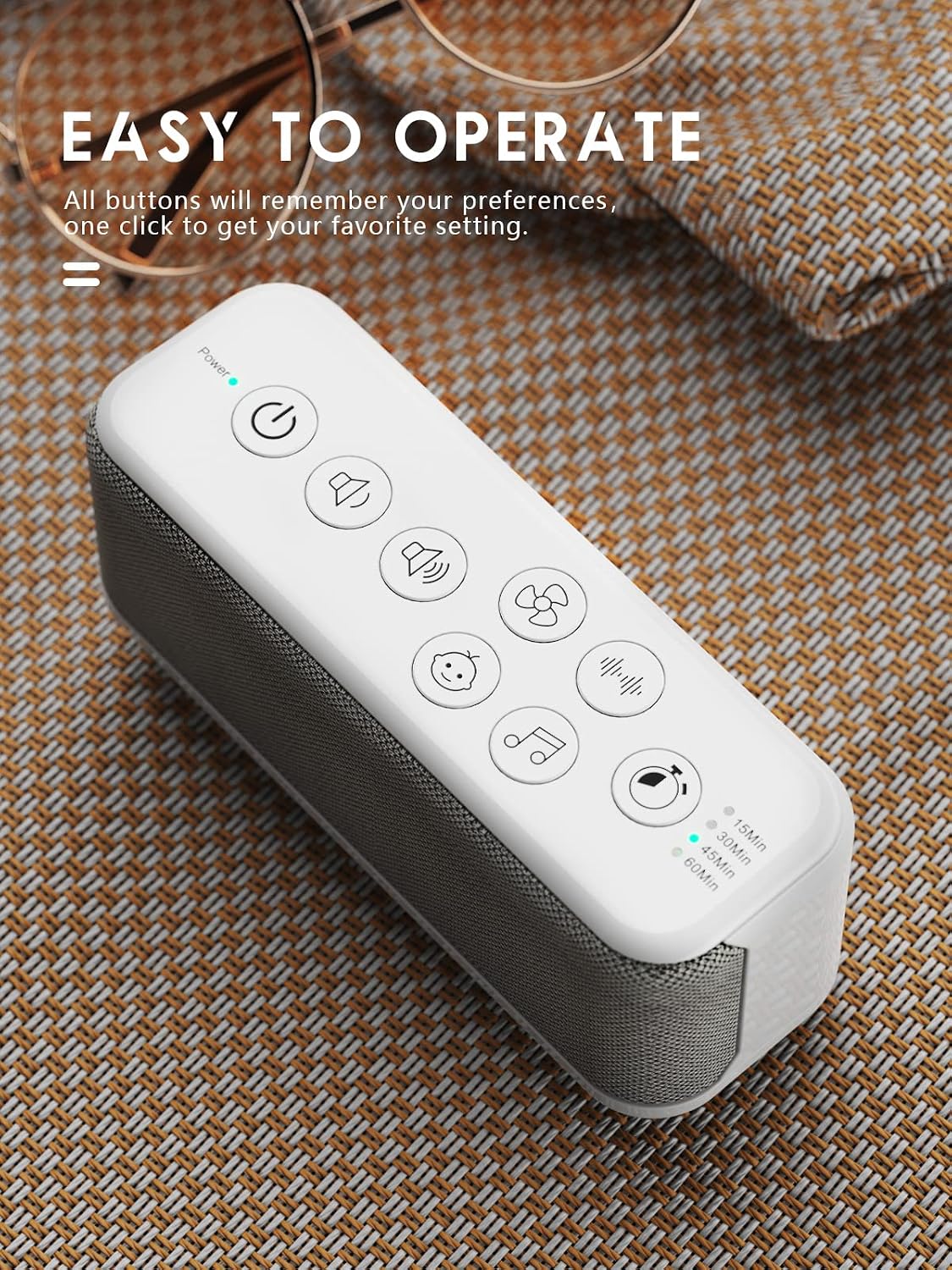 White Noise Machine, Sound Machine for Office Privacy, Sleep and Focus