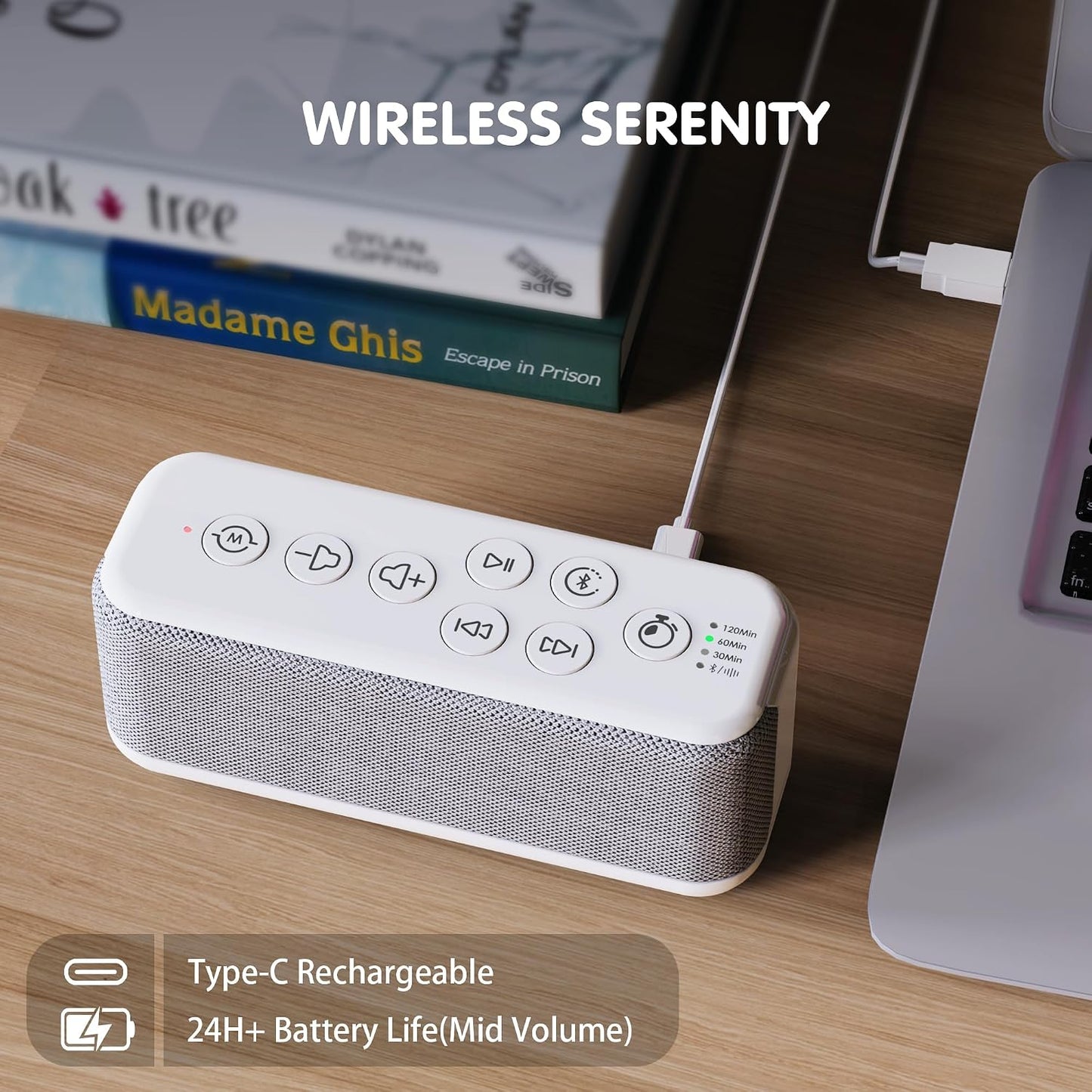 White Noise Machine, Sound Machine for Office Privacy, Sleep and Focus