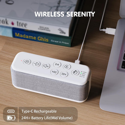 White Noise Machine, Sound Machine for Office Privacy, Sleep and Focus