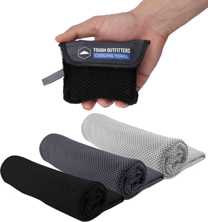 Cooling Towels for Neck Face - Neck Cooling Towel for Hot Weather Yoga Sports Golf Sweat - Instant Cold Towel