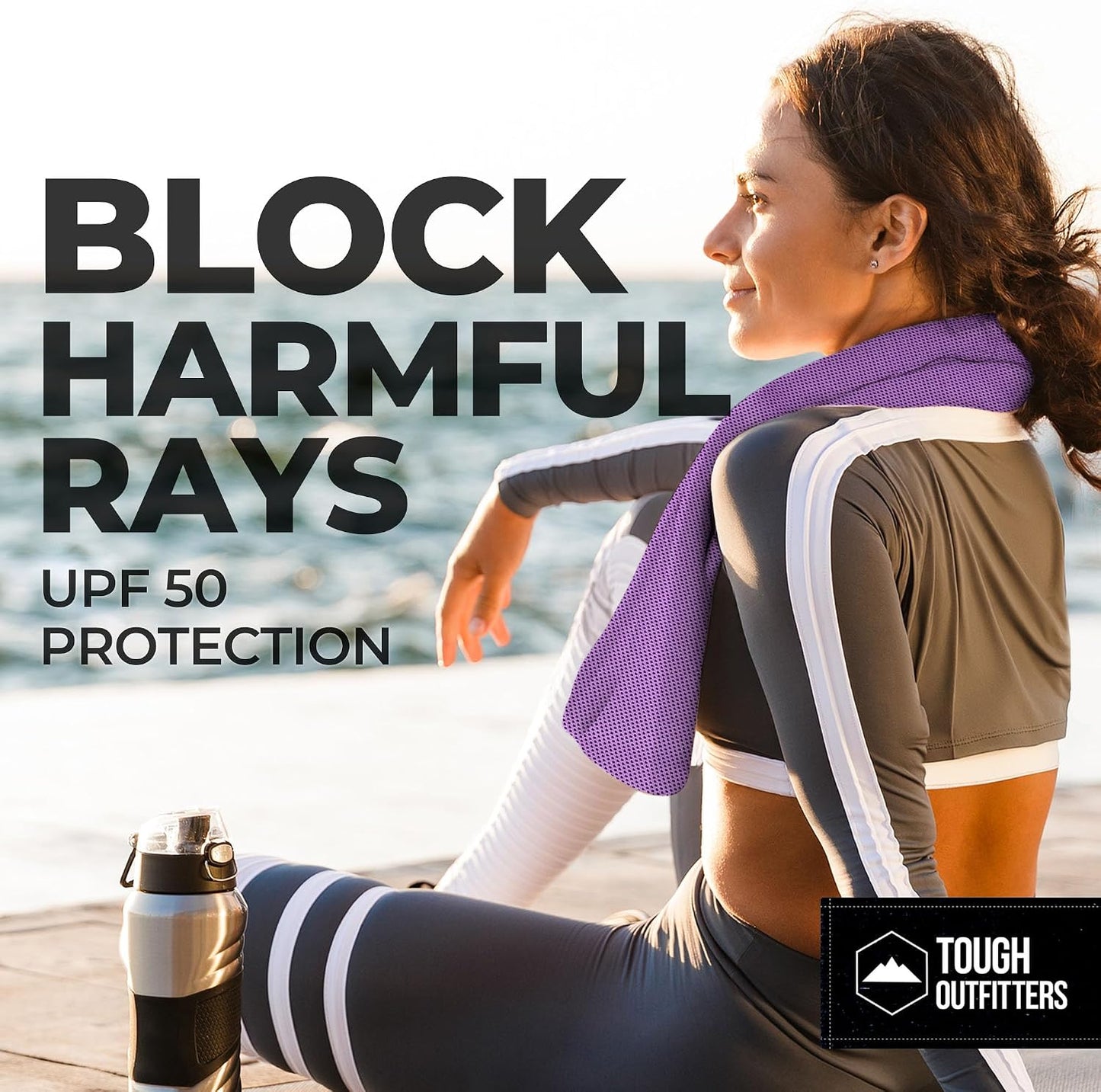Cooling Towels for Neck Face - Neck Cooling Towel for Hot Weather Yoga Sports Golf Sweat - Instant Cold Towel