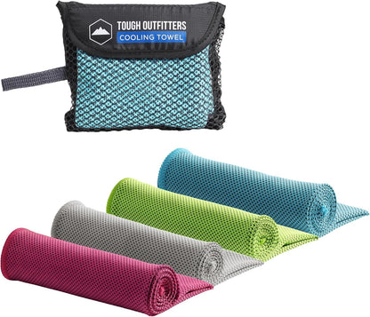 Cooling Towels for Neck Face - Neck Cooling Towel for Hot Weather Yoga Sports Golf Sweat - Instant Cold Towel