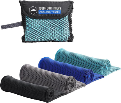 Cooling Towels for Neck Face - Neck Cooling Towel for Hot Weather Yoga Sports Golf Sweat - Instant Cold Towel