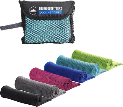Cooling Towels for Neck Face - Neck Cooling Towel for Hot Weather Yoga Sports Golf Sweat - Instant Cold Towel