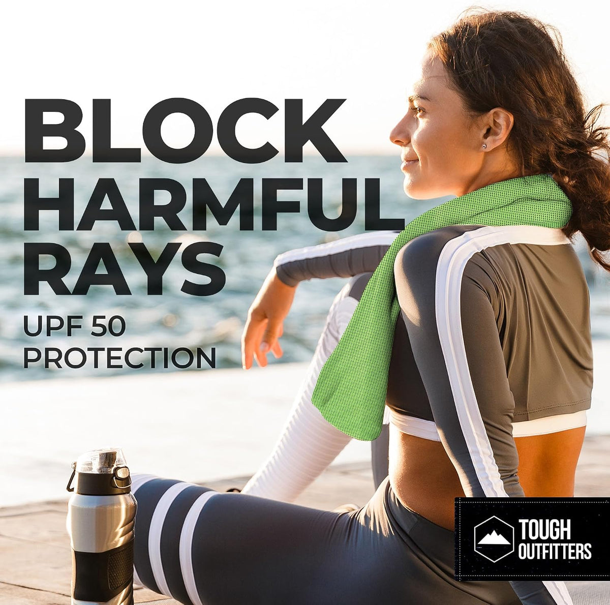 Cooling Towels for Neck Face - Neck Cooling Towel for Hot Weather Yoga Sports Golf Sweat - Instant Cold Towel