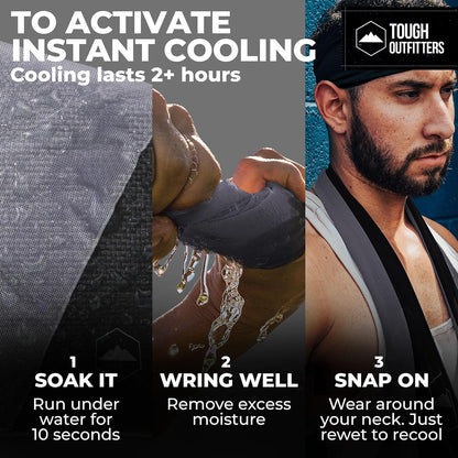 Cooling Towels for Neck Face - Neck Cooling Towel for Hot Weather Yoga Sports Golf Sweat - Instant Cold Towel