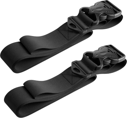 Enhon 2 Pack Floating Mat Straps, 94 Inch Long Pad Straps with Quick Release Buckles, Reusable Storage Strap for Floating Mats, Baby Crawling Mats, Yoga or Camping Pads