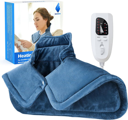 for Neck Shoulders and Back, 2lb Weighted Heat Wrap
