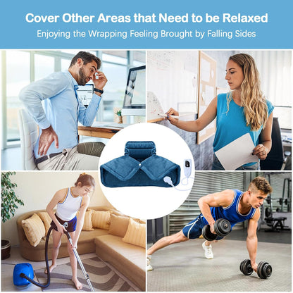 for Neck Shoulders and Back, 2lb Weighted Heat Wrap