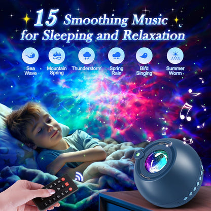360 Lights Galaxy Projector Star Projector Teen Girl Gifts Trendy Stuff Birthday Gifts Teen Boys Gift Ideas Women Gifts Lava Lamp 15 White Noise+ Bluetooth Room Decor Led Lights for Bedroom