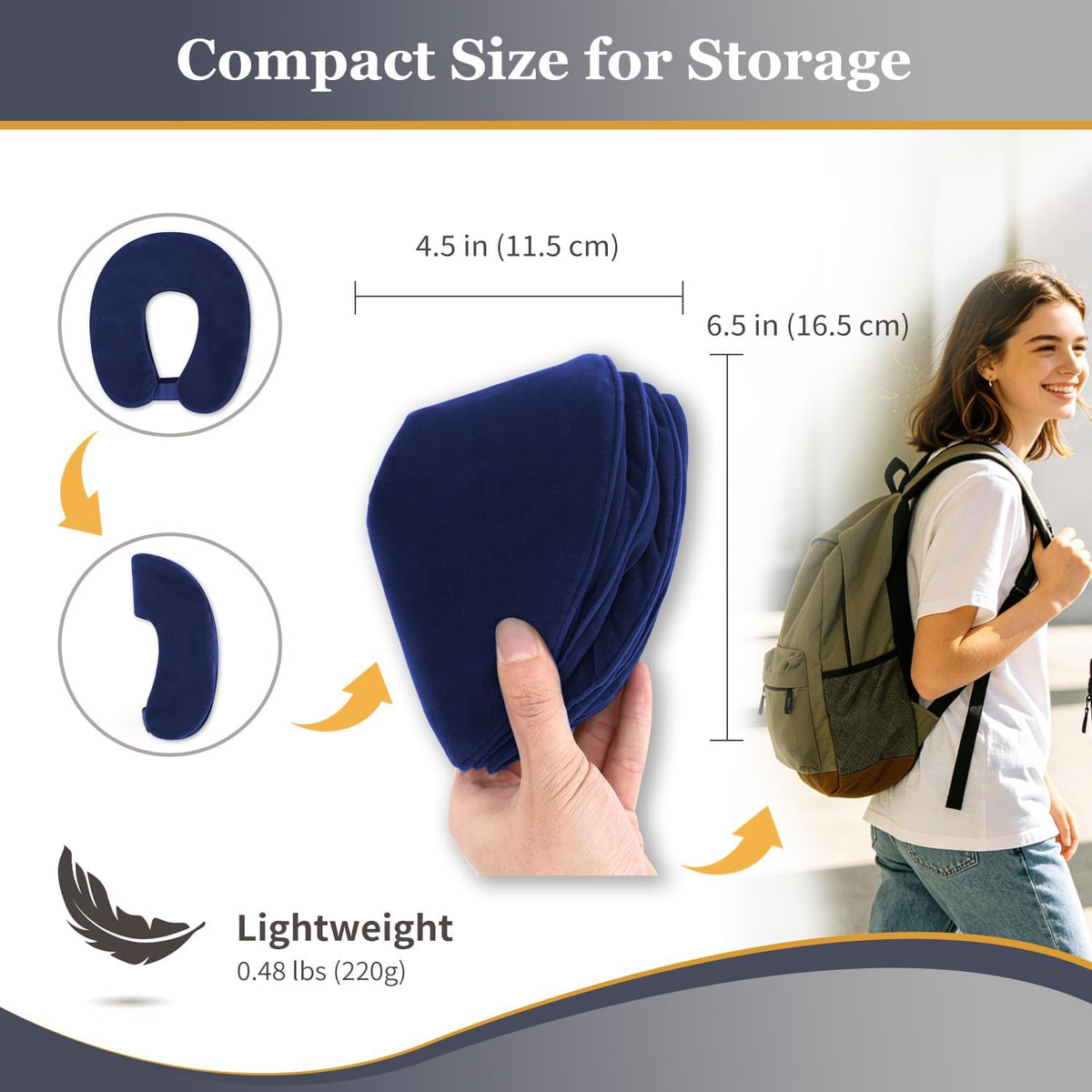 Electric Pump Cervical Neck Traction Device for Neck Pain Relief, One-Click-to-Inflate Neck Stretcher Support Brace for Home Use Neck Decompression (Built-in Battery & Motor Powered)
