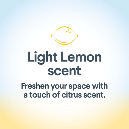 Free & Clear Cleaning Wipes, Light Lemon Scent, 75 Count, Pack of 3 (Pack May Vary)