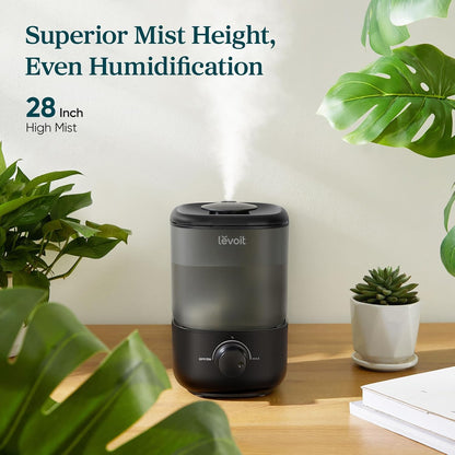 Humidifiers for Bedroom 4.2L Top Fill for Large Room, NeoClassic 450
