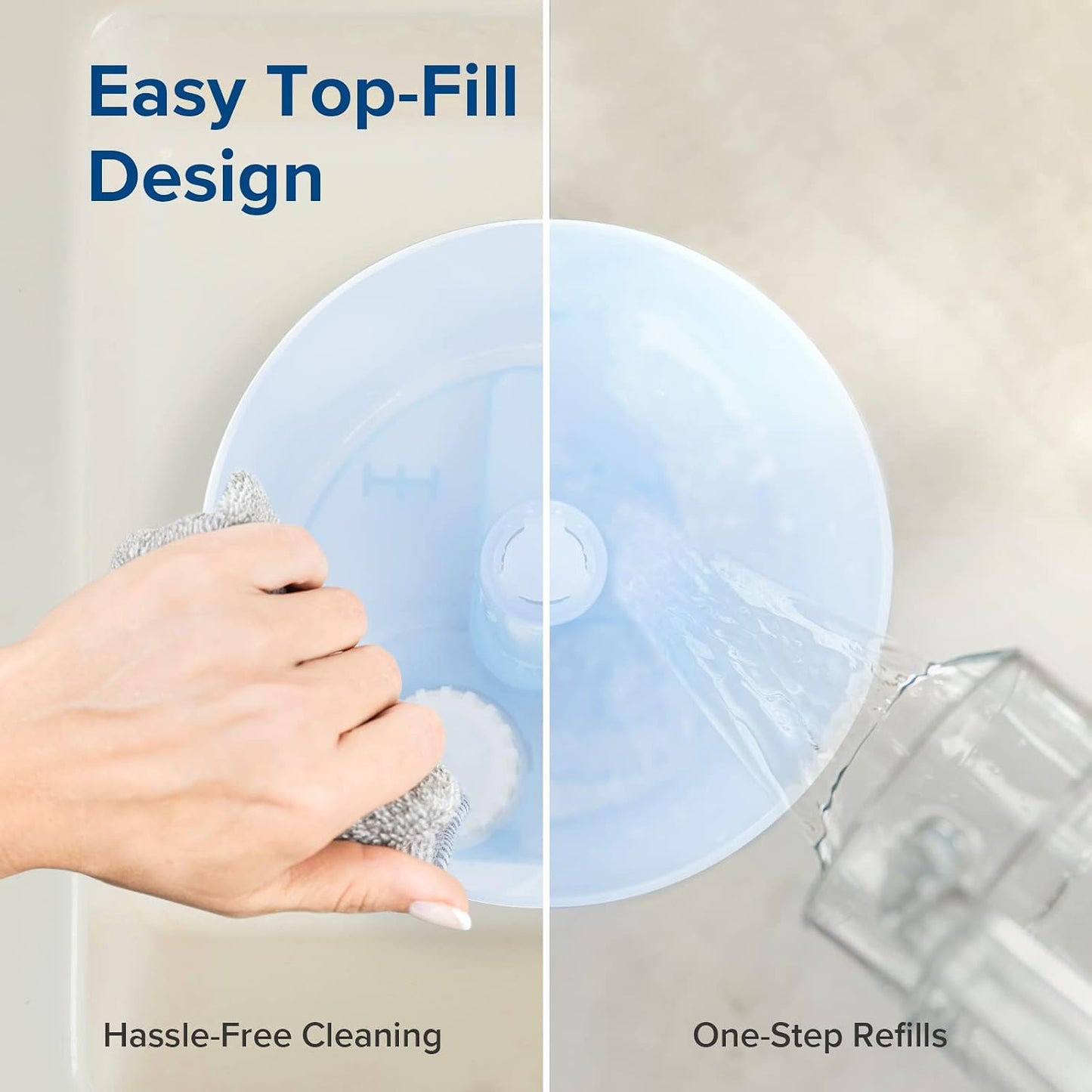 Humidifiers for Bedroom 4.2L Top Fill for Large Room, NeoClassic 450