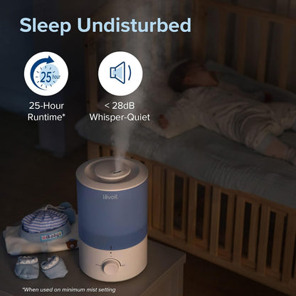 Humidifiers for Bedroom 4.2L Top Fill for Large Room, NeoClassic 450