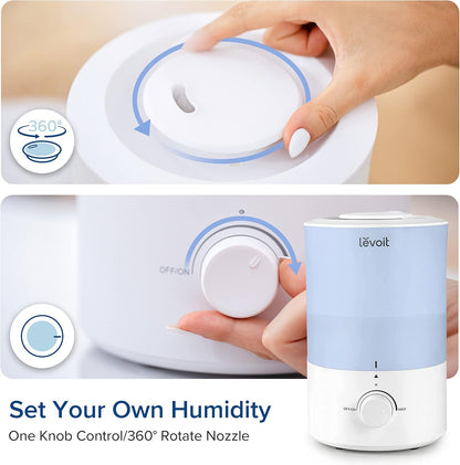 Humidifiers for Bedroom 4.2L Top Fill for Large Room, NeoClassic 450