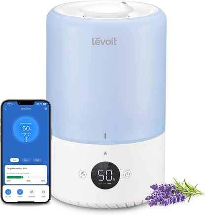 Humidifiers for Bedroom 4.2L Top Fill for Large Room, NeoClassic 450