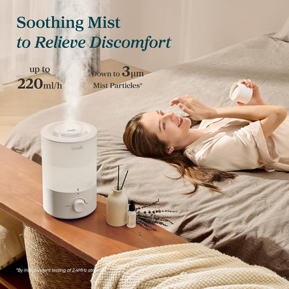 Humidifiers for Bedroom 4.2L Top Fill for Large Room, NeoClassic 450