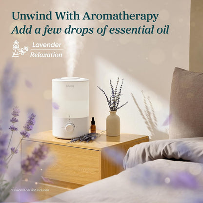 Humidifiers for Bedroom 4.2L Top Fill for Large Room, NeoClassic 450