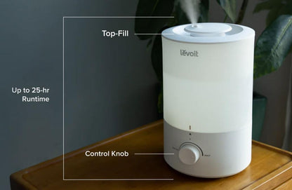 Humidifiers for Bedroom 4.2L Top Fill for Large Room, NeoClassic 450
