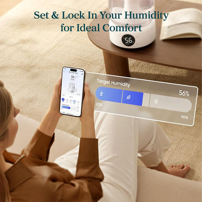 Humidifiers for Bedroom 4.2L Top Fill for Large Room, NeoClassic 450