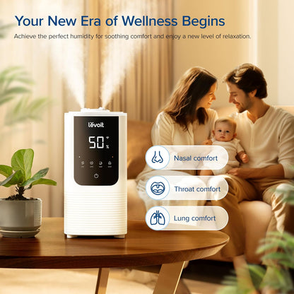 Humidifiers for Bedroom 4.2L Top Fill for Large Room, NeoClassic 450