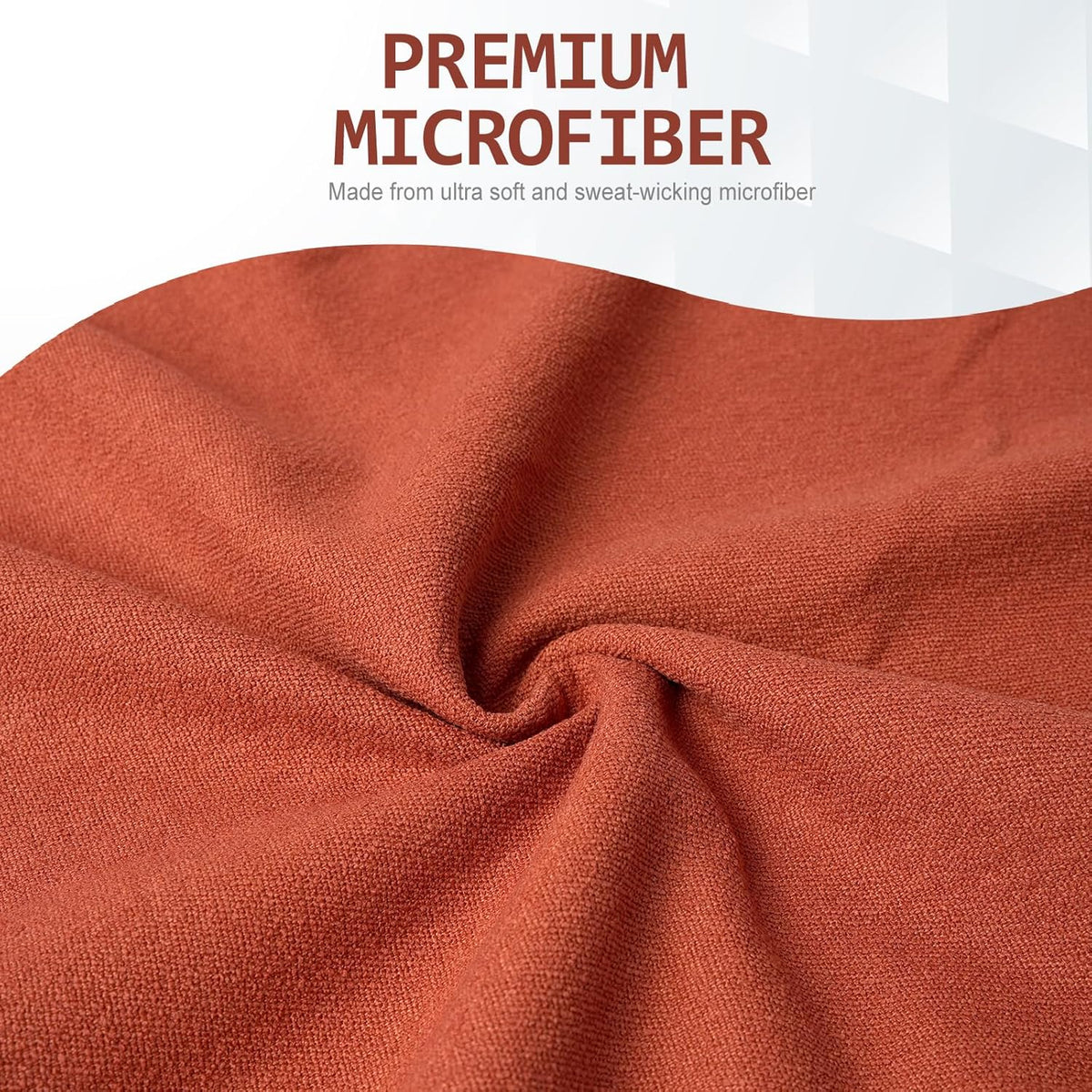 Hot Yoga Towel - Microfiber Non Slip Yoga Mat Towel with Grip Dot Sweat Absorbent Towel for Hot Yoga, Pilates and Fitness 72" x 24", Dark Cyan/Orange