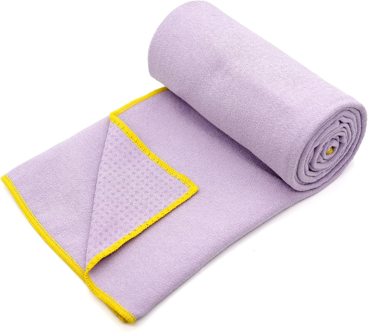 Hot Yoga Towel - Microfiber Non Slip Yoga Mat Towel with Grip Dot Sweat Absorbent Towel for Hot Yoga, Pilates and Fitness 72" x 24", Dark Cyan/Orange