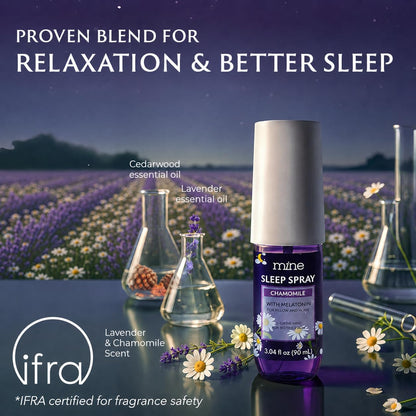 Lavender Sleep Spray with Melatonin - Natural Pillow Mist for Deep Sleep - Calming Lavender Linen Bed Spray for Adults, Gifts for Teen Girls and Women