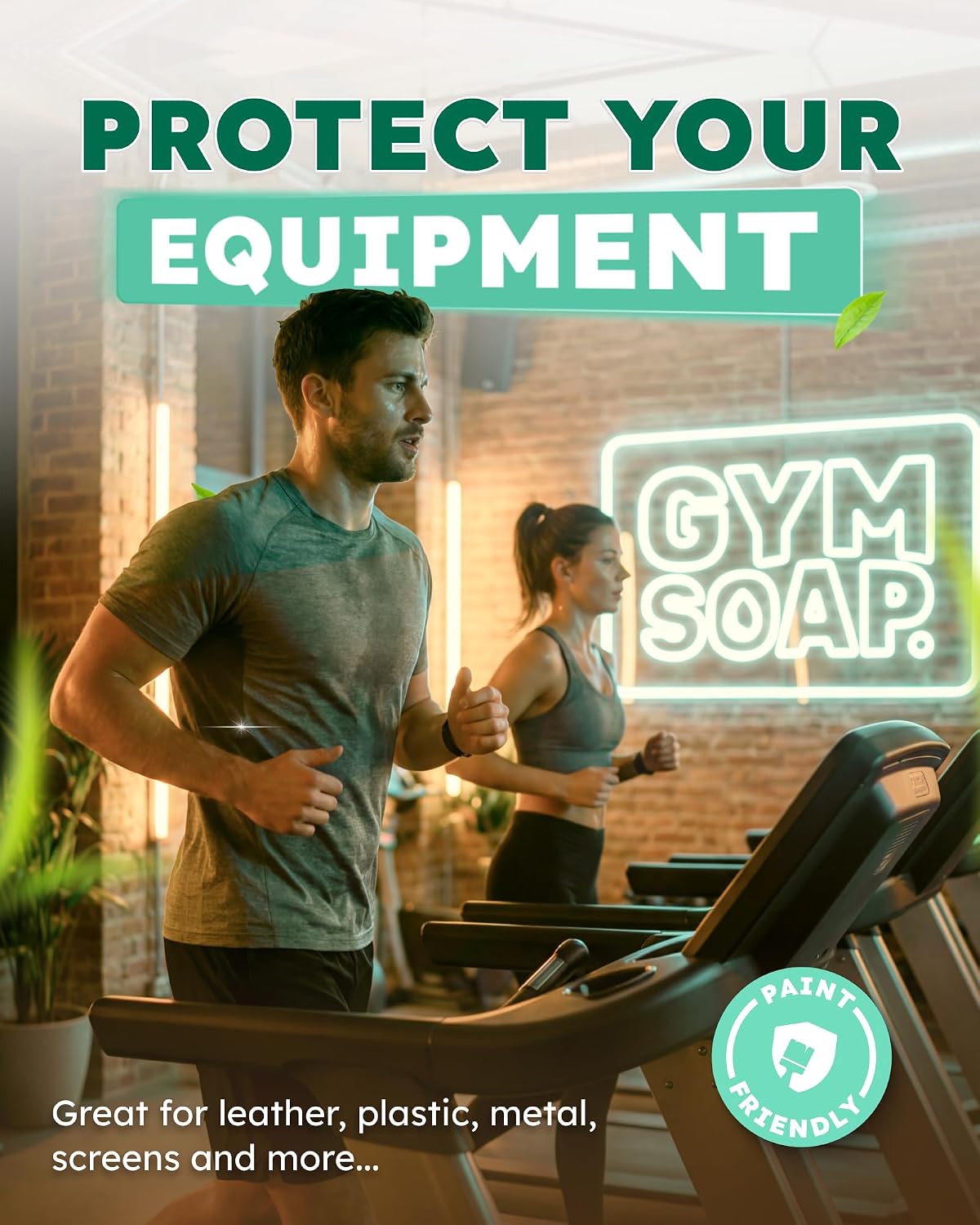 GymSoap Gym & Yoga Mat Cleaner Wipes, Plant Based - 100 Gym Equipment Wipes to Clean Exercise Equipment, Treadmill, Peloton Bikes - Gym Supplies, Cleaning Wipes for Home & Gym - Spa Fresh Scent