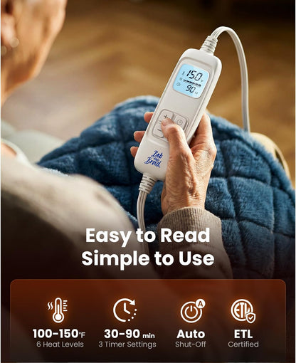 Weighted Heating Pad for Shoulders and Upper Back