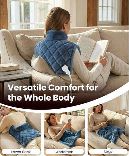 Weighted Heating Pad for Shoulders and Upper Back