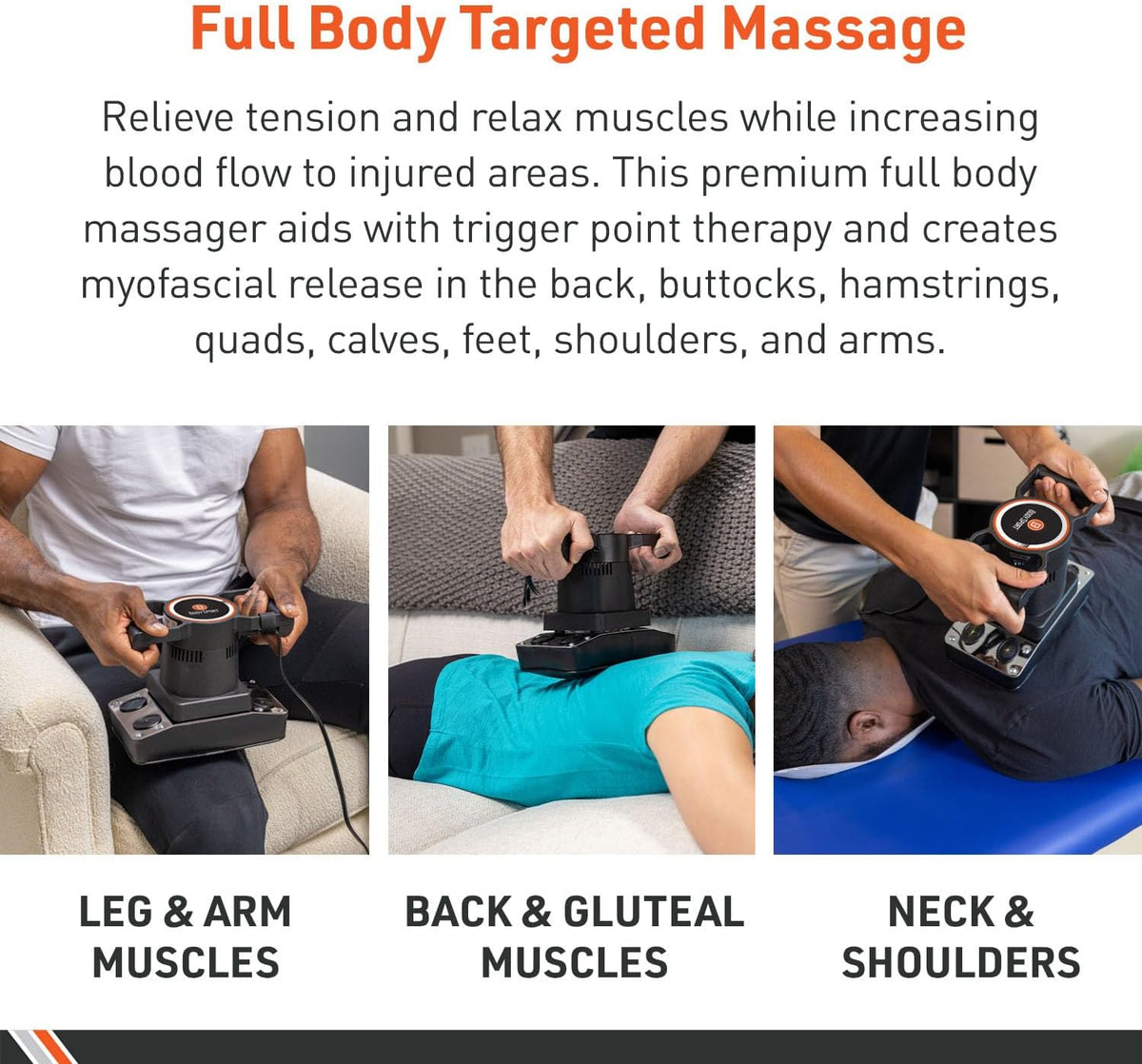 Therapeutic Dual Speed Professional Vibrating Massager for Pain & Aching Muscle Relief – High-Powered, Effective, Chiropractic Myofascial Release Tool & Trigger Point Therapy