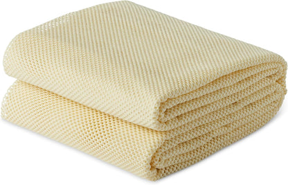 Non-Slip Rug Pad, Keep Area Rugs Safe in Place, Slip and Skid Resistant Pads for Tile and Hardwood Floors, Protect Floors from Wear and Tear, Trimmable, 4x6