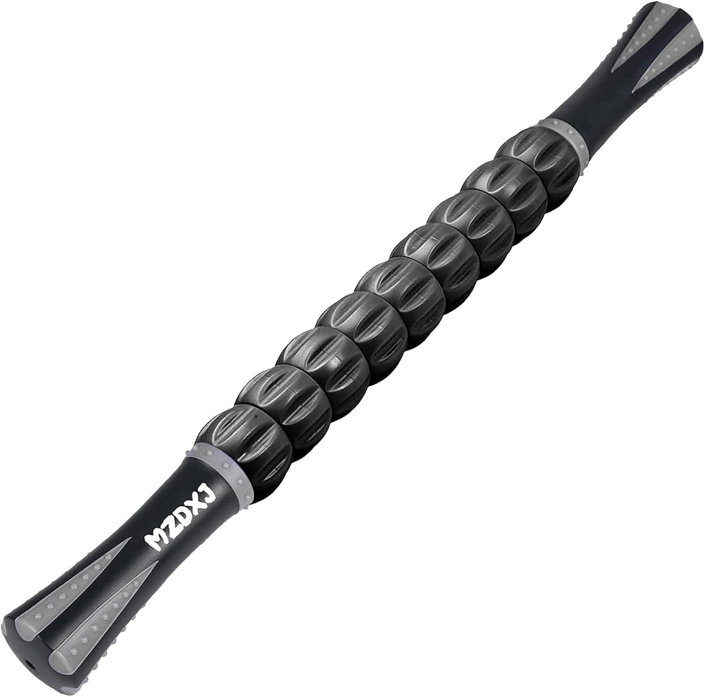 Muscle Roller Massage Roller Stick- Deep Tissue Fascia Blaster for Myofascial Pain Relief, Lymphatic Drainage & Body Sculpting, Handheld Physical Therapy & Recovery Tool (Purple Black-18 inch)