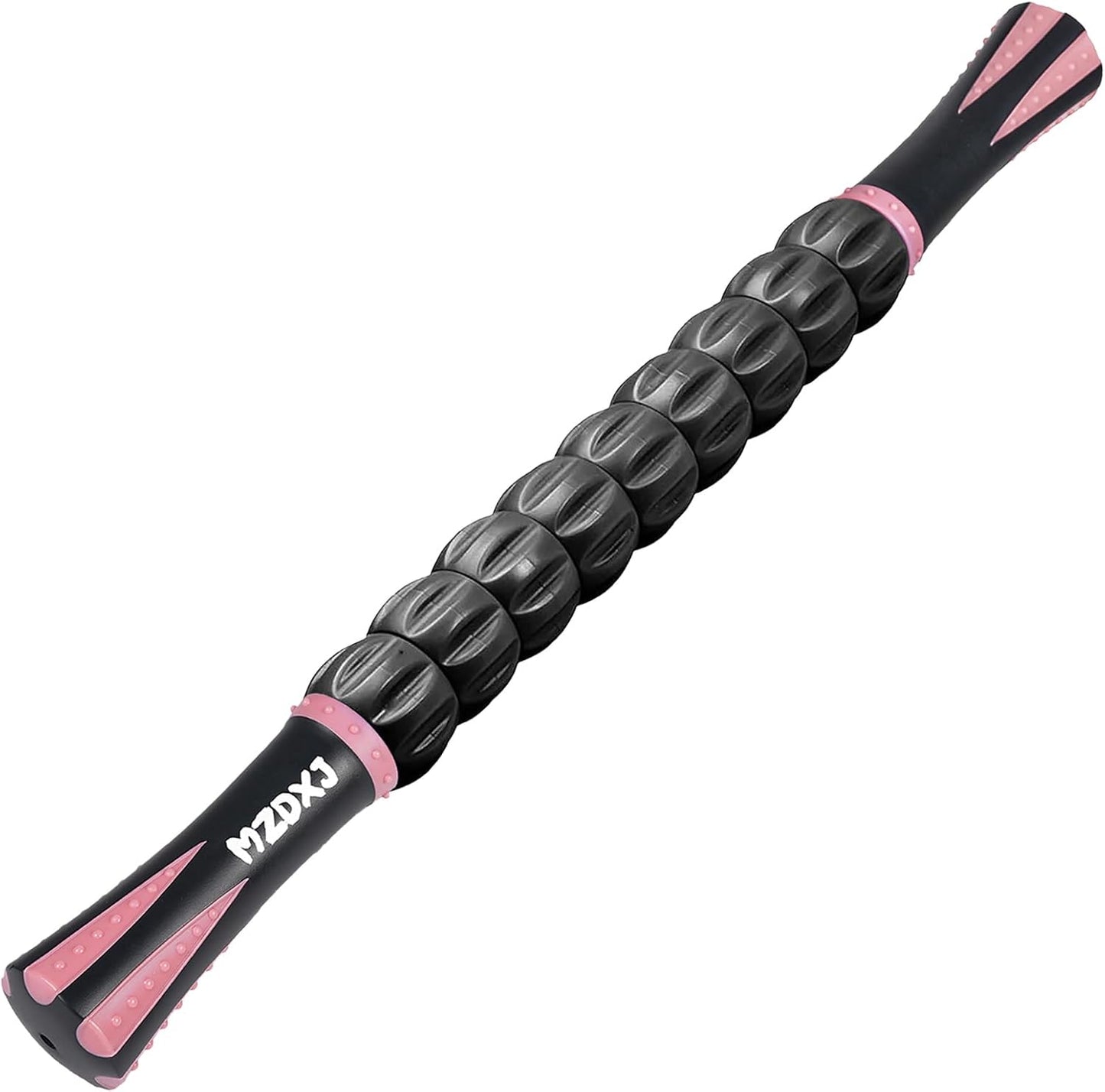 Muscle Roller Massage Roller Stick- Deep Tissue Fascia Blaster for Myofascial Pain Relief, Lymphatic Drainage & Body Sculpting, Handheld Physical Therapy & Recovery Tool (Purple Black-18 inch)
