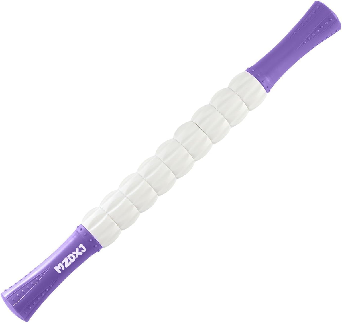 Muscle Roller Massage Roller Stick- Deep Tissue Fascia Blaster for Myofascial Pain Relief, Lymphatic Drainage & Body Sculpting, Handheld Physical Therapy & Recovery Tool (Purple Black-18 inch)