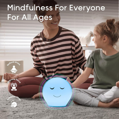 Breathing Pal 'Kyle'- Mindfulness Breathing Light, Guided Visual Meditation Breathing Light, Anxiety Relief Items for Calm Down Corner/Meditation/Sleep for Adult&Kid