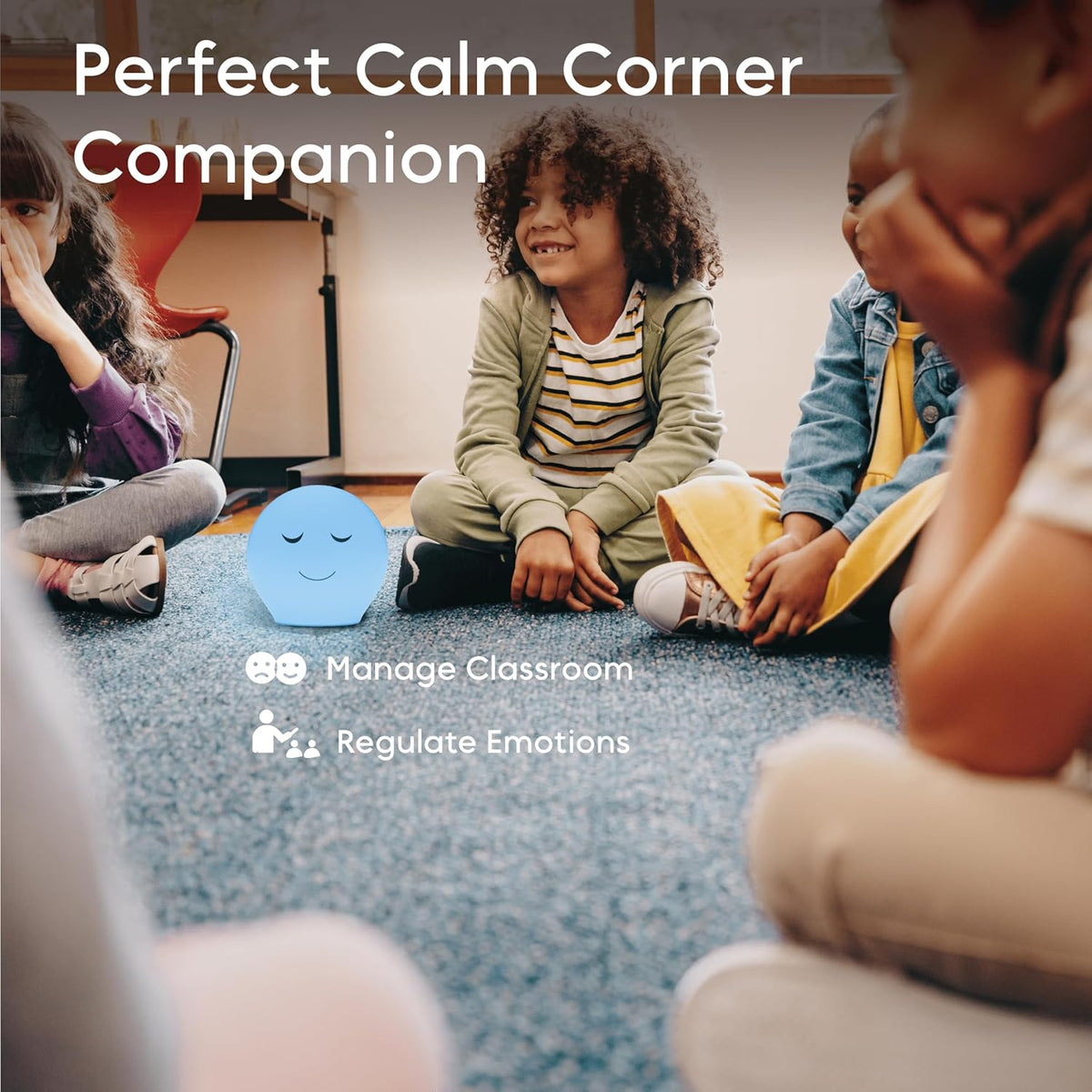 Breathing Pal 'Kyle'- Mindfulness Breathing Light, Guided Visual Meditation Breathing Light, Anxiety Relief Items for Calm Down Corner/Meditation/Sleep for Adult&Kid