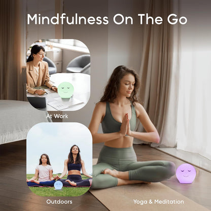 Breathing Pal 'Kyle'- Mindfulness Breathing Light, Guided Visual Meditation Breathing Light, Anxiety Relief Items for Calm Down Corner/Meditation/Sleep for Adult&Kid